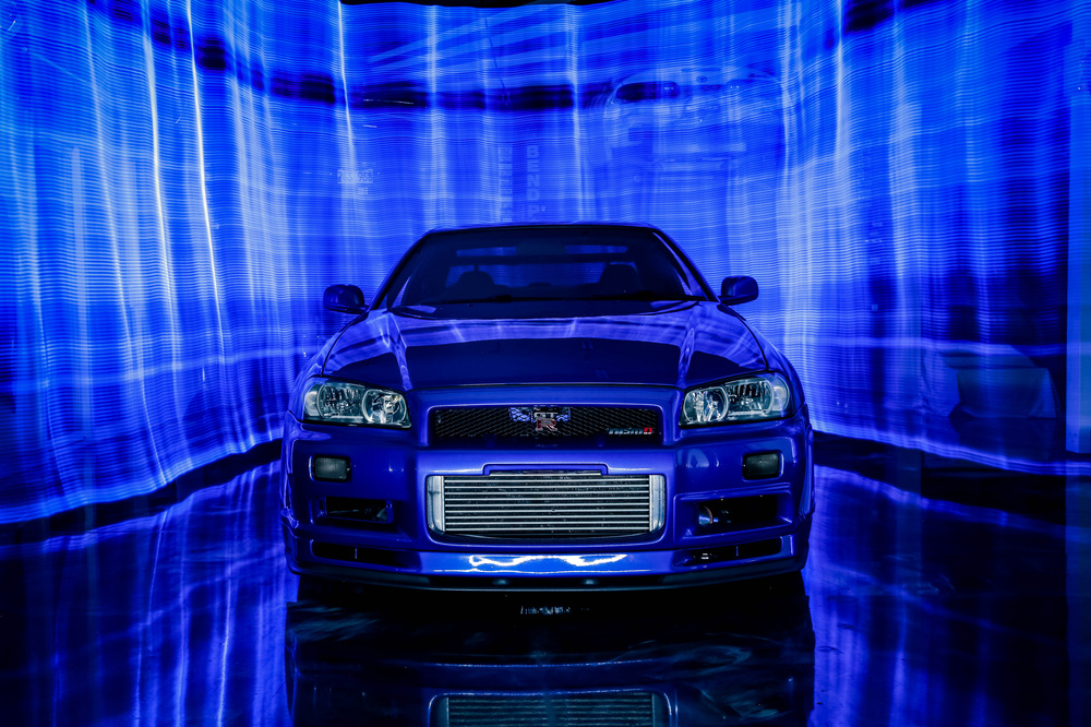 GTR at a drift shoot